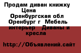 Продам диван книжку › Цена ­ 6 000 - Оренбургская обл., Оренбург г. Мебель, интерьер » Диваны и кресла   